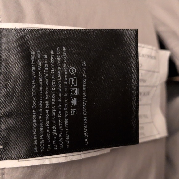 Lululemon Insulated Trench Coat Raw Linen Size 6 - Picture 5 of 11